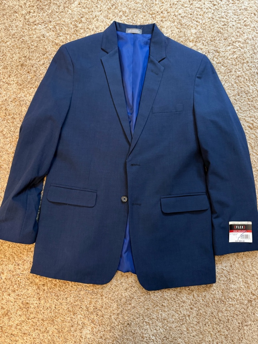 Van Heusen Navy Blue Boys' Blazer